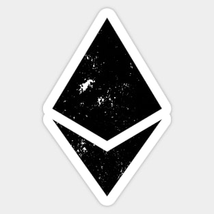 Black Ethereum Logo - ETH Sticker